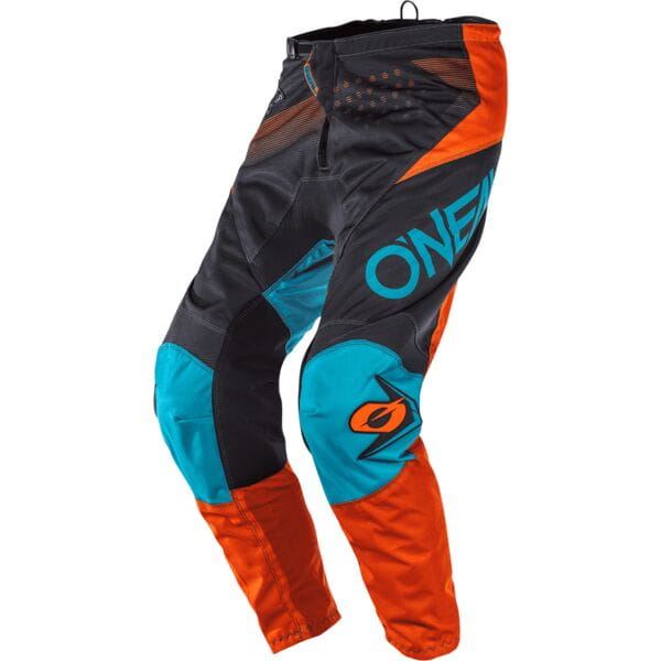 O'Neal 2024 Motocross Pants Element Factor Grey Orange Blue